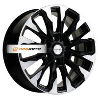 8*20 6*114,3 ET45 66,1 Khomen Wheels KHW2010 Black-FP